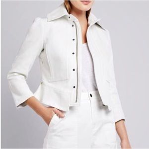 G Label cropped white jacket goop size 10